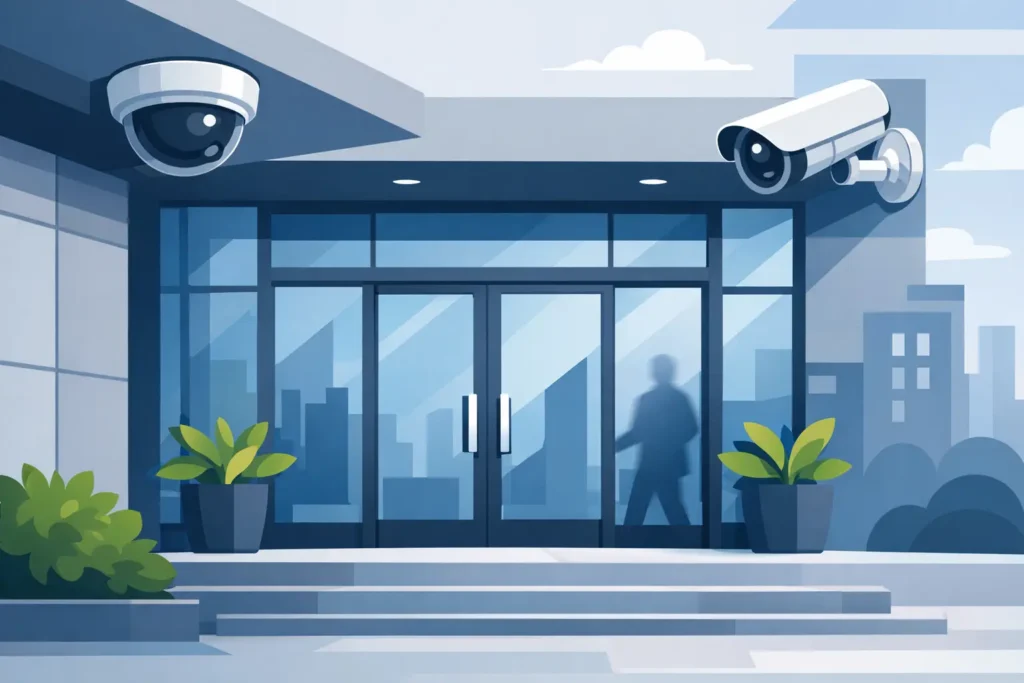 Security Cameras for Business Entrances