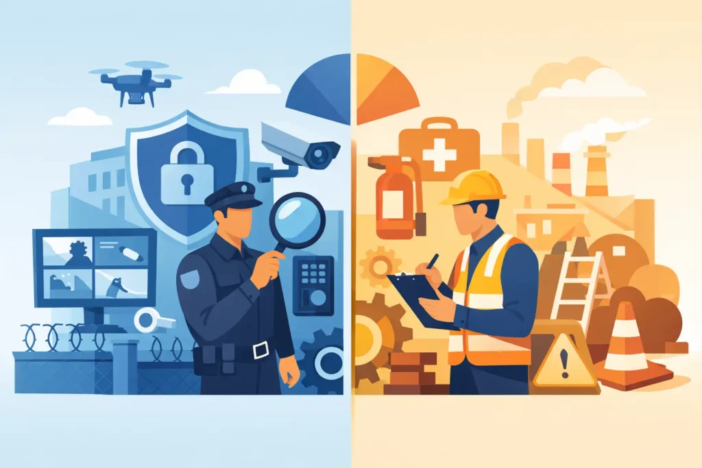 Facility Security Assessment Versus Safety Inspection