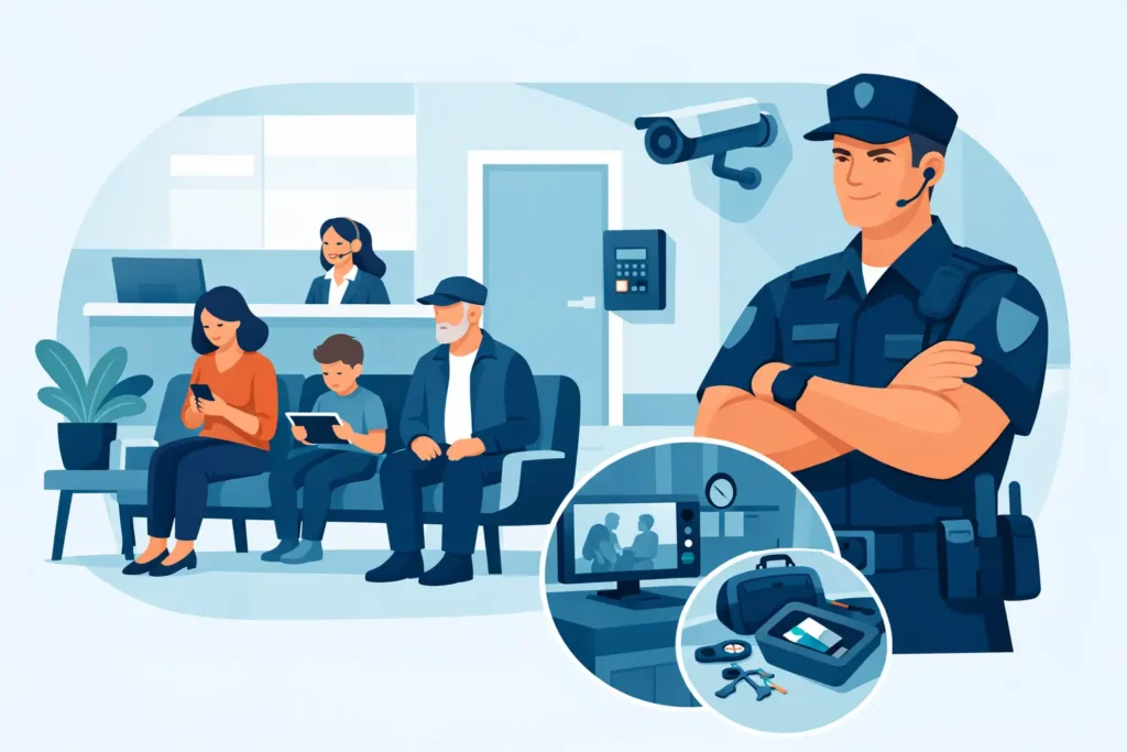 Clinic Waiting Room Security Example: A Safer Plan
