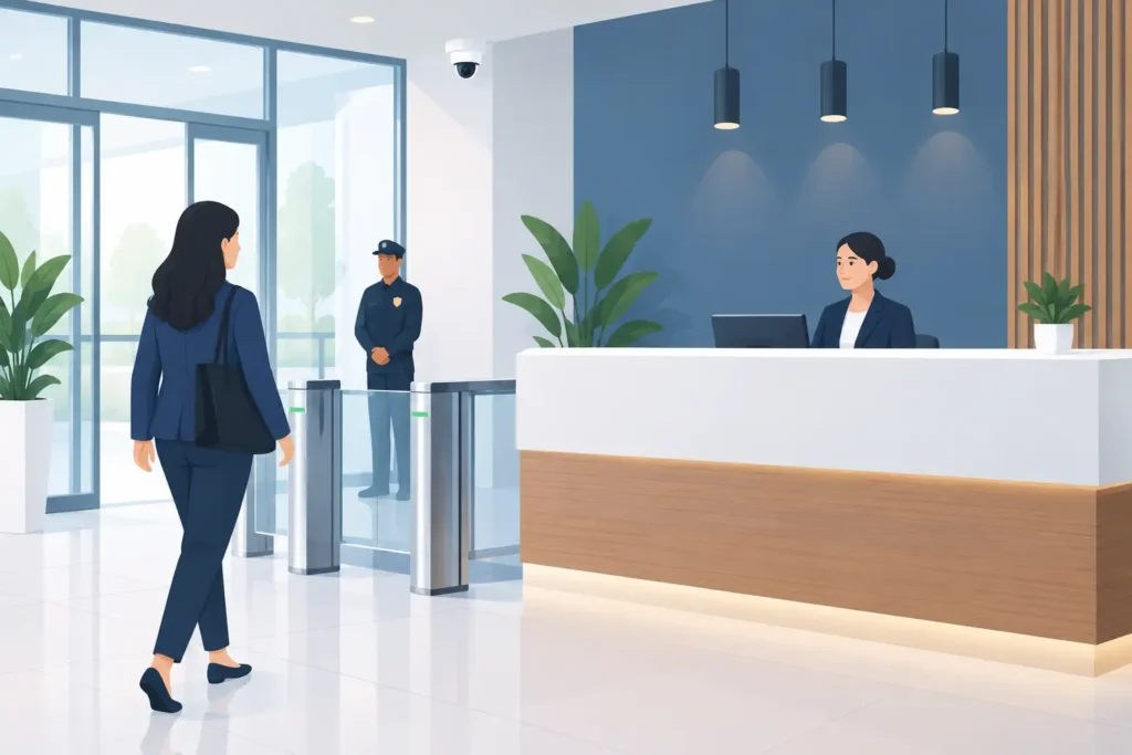 How to Secure Reception Areas Without Disruption