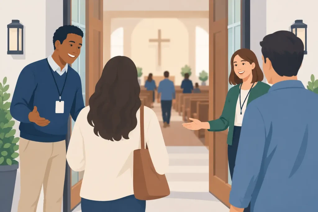 How to Train Church Greeters Safely and Calmly